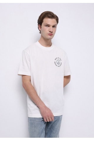 Colin's Colins Comfort Fit Yuvarlak Yaka Düz Erkek Beyaz Kısa Kol Tişört Cl1075249 Q1.v1 Ofw