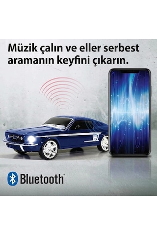 Klasik Mustang Araç Görünümlü Bluetooth Hoparlör 10w Kablosuz Müzik Cihazı