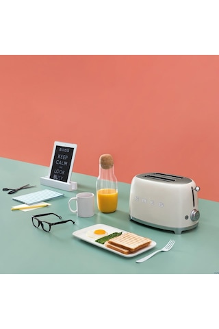 Smeg TSF0CREU Retro 2 Dilim Ekmek Kızartma Makinesi