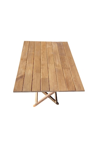 Apak Ahşap Dekoratif, Balkon, Bahçe, Piknik için Ahşap Katlanır M Bambu