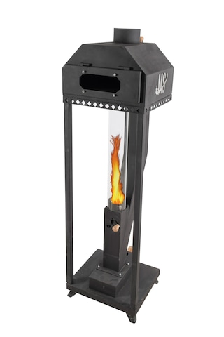 A003 60'lık Fırınlı Alev Lambası Pelet Soba