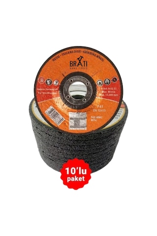 115x6,0x22,23 Metal Taşlama Taşı Çapak Alma Taşı 10 Adet