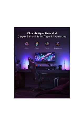 Rgb Led Aydınlatma Barları, Modern Tasarım Ve Güç Açık Kahverengi
