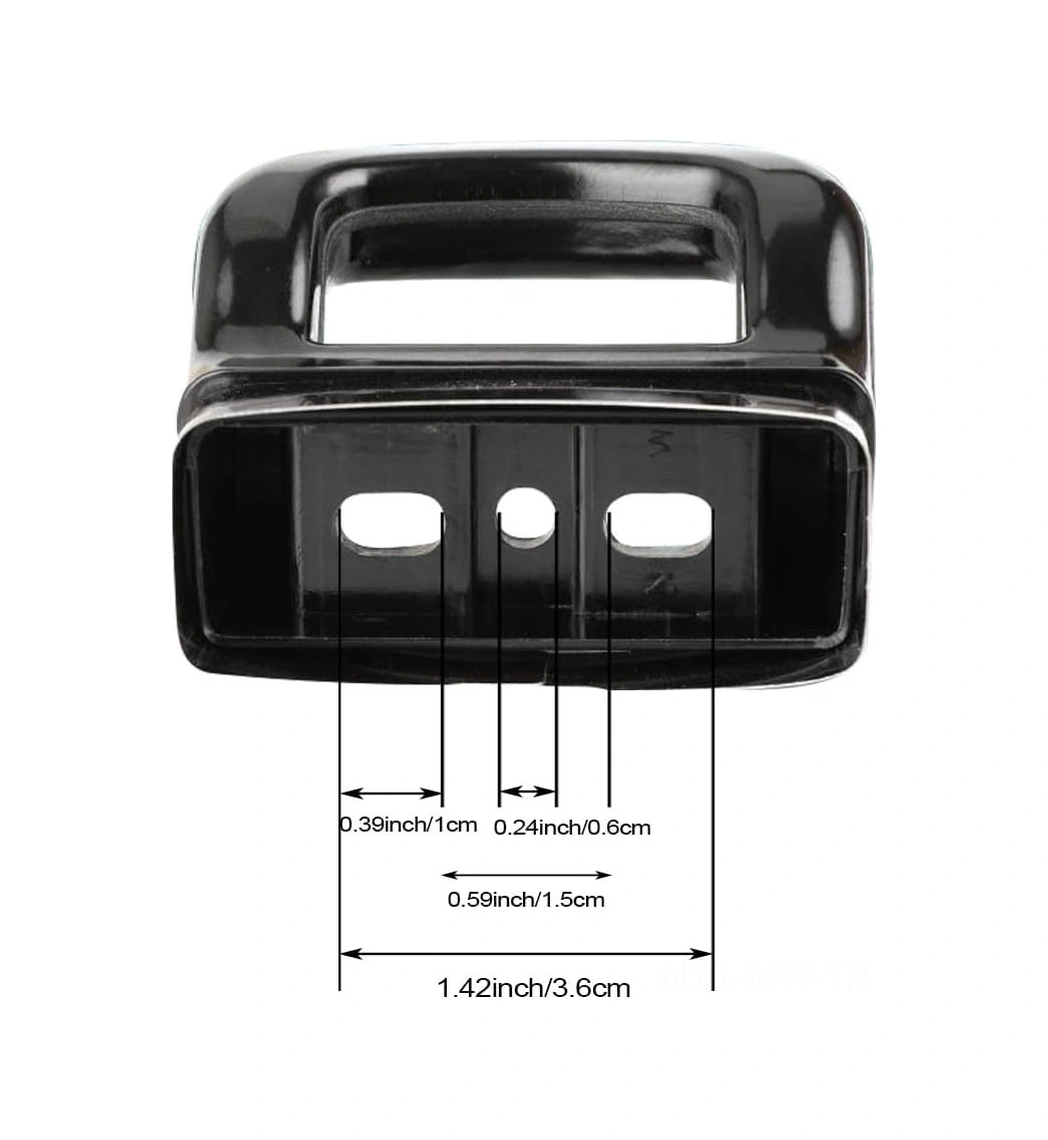 Moveevo 4 Adet Siyah Metal Tencere Kelepçesi - Basınç Tenceri Ve Sos Tenceri İçin Yerine Koyma Kelepçe - 1 Veya 2 Delikli Uyumlu Siyah