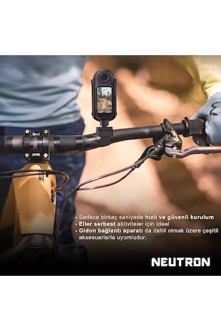 Neutron Ntl-ac-01md4k Mini Aksiyon Kamerası Siyah