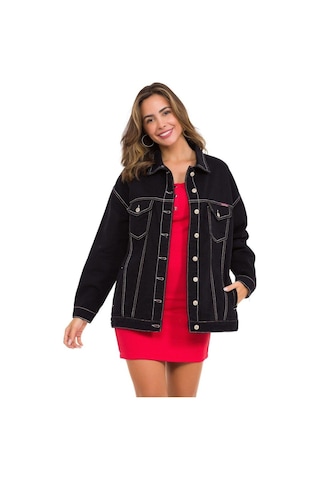 Wj211 Oversize Kadın Kot Ceket 001
