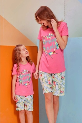 Rolypoly Roly Poly Kız Çocuk Kısa Kol Bermuda Takım (1272) (1-4 Yaş) (244026595)