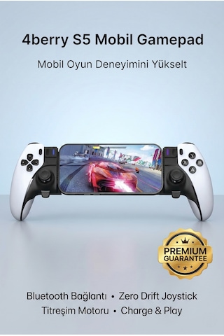 S5 Mobil Oyun Kolu & Gamepad Dönüştürücü Android Apple Uyumlu iOs Pc Type c Bağlantı Titreşimli