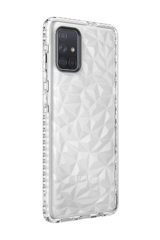 Zore Galaxy Uyumlu A71 Kılıf Msra Buzz Kapak - Beyaz Beyaz