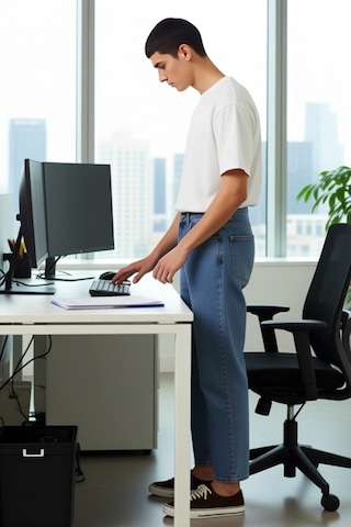 Ersefa Kadın Denim Relaxed Fit Pantolon Fonksiyonel Dayanıklı Kaliteli K mavi