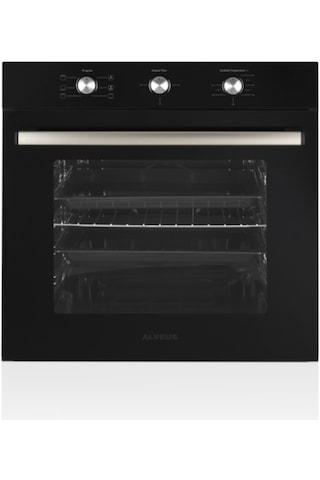 Alveus Gardenya ALV MFA 614 - ALV GLS 640 - ALV F17 PB Siyah Ankastre Set