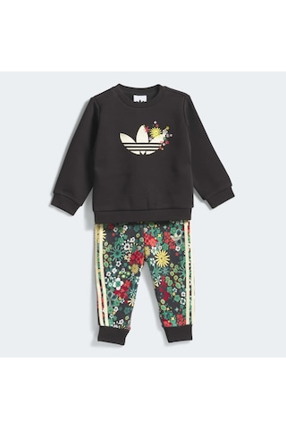 Adidas Kd3412 Crew Set Çocuk Eşofman Takımı Siyah