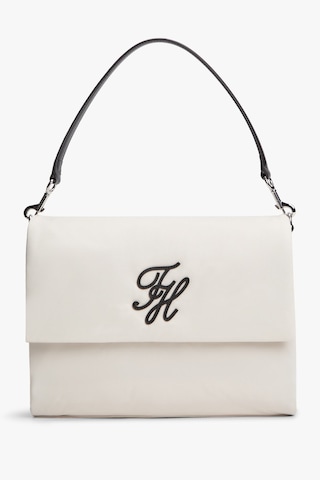 Tommy Hilfiger Th Elevated Nylon Krem Kadın Omuz Çantası-15493