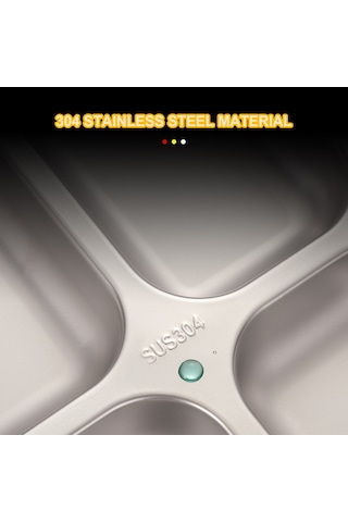 Padalink 304 Çelik Isı Saklama Yemek Kutusu 3 Bölmeli Sıcak Muhafaza, Isı Yalıtımı, Çatal-kaşık Seti, Siyah Siyah