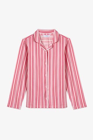 Penti Pembe Kız Çocuk Pink Cozy Club Uzun Kollu Düğmeli Pamuklu Gömlek Pijama Takımı