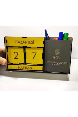 Masa Takvimi-kalemlik Kişiye Özel