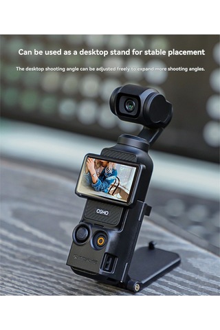 Qingmipy Sunnylife Op3-zj761 Manyetik Tutucu Osmo Pocket3 İçin Açı Ayarlanabilir Masaüstü Standı Çok Fonksiyonlu Sabit Tutma Aksesuarı