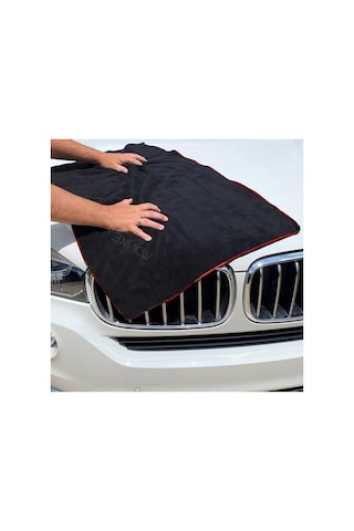 60x90 Cm Boyutunda Ekstra Büyük Mikrofiber Oto Kurulama Bezi, Yüksek Emicilik Özelliği İle Temizli