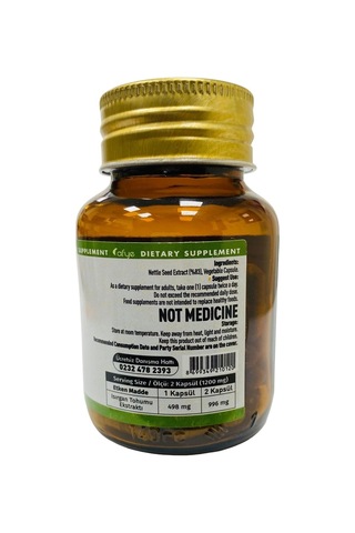 Afye Isırgan Tohumu Ekstraktı 60 Kapsül 600 Mg Nettle Seed