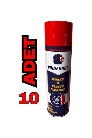 Powerage Fren,balata Ve Parça Temizleme Spreyi 500 Ml 10 Adet