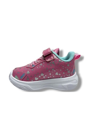 Cakgo Kuromi 725-26 Simli Parlak Deri Anatomik Kız Çocuk Sneaker Pembe Yeşil 22-25 Pembe