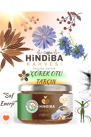 Hindiba Kahvesi Çörekotu & Tarçın 100 G Doğal Kafeinsiz Katkısız Bitkisel İçerik Çözünebilir