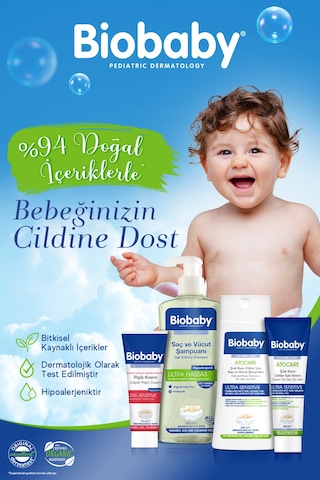 Biobaby Bebek Pişik Kremi %40 Çinko 75 gr - Organik Kır Iğdesi Yağı Ve Zeytinyağı Içerir