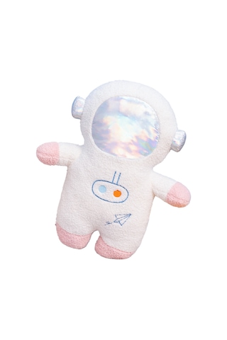 Jian Fan Astronot Yastağı Uçak Yastağı Roket Bebek - Astronot Beyaz