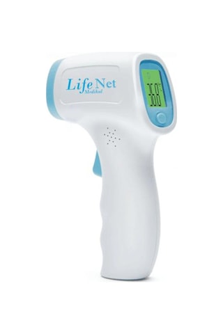 Life Net FR880 Vücut Ve Alından Termometre Kızıl Ötesi Temassız Ateş Ölçer Mavi