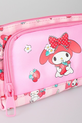 X Dekomus Lisanslı My Melody Yeni Sezon Sweet Berry Collection Kalem Çantası Açık Gri