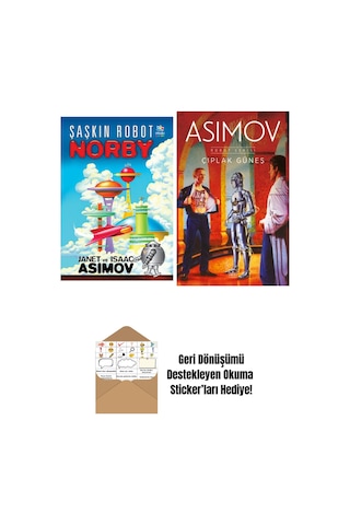 Şaşkın Robot Norby + Çıplak Güneş Robot Serisi 2. Kitap