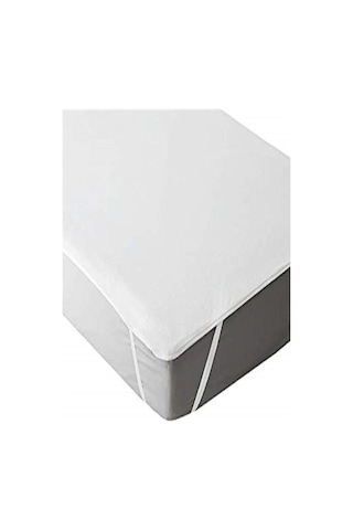 Bebesi 70x110 Cm Sıvı Geçirmez Bebek Pamuk Alezi Beyaz