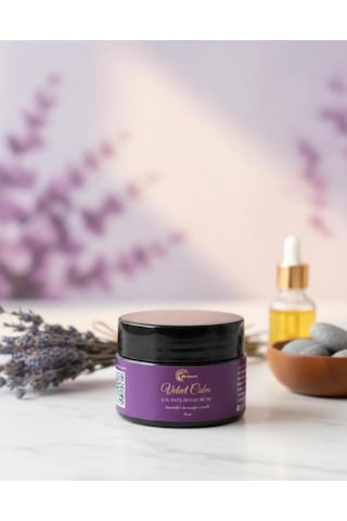 Lavanta Kokulu Masaj Mumu 30 Ml Doğal Bitkisel Yağlı, Nemlendirici Etkili Mum Aromaterapi Lavanta