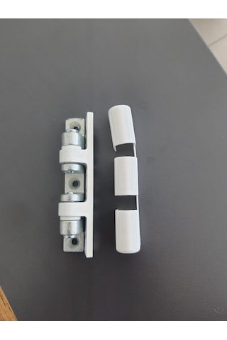 90 Mm Pvc Pimapen Beyaz Quick Çelik Kapı Menteşesi 5 Adet