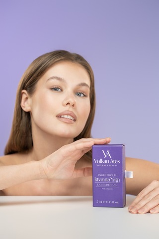 Volkan Ates Natural & Beauty Lavandula Angustifolia Saf Lavanta Yağı Cam Damlalıklı 5 ML