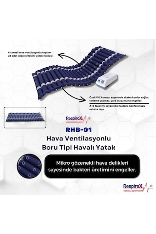 Respirox Hava Ventilasyonlu Havalı Yatak