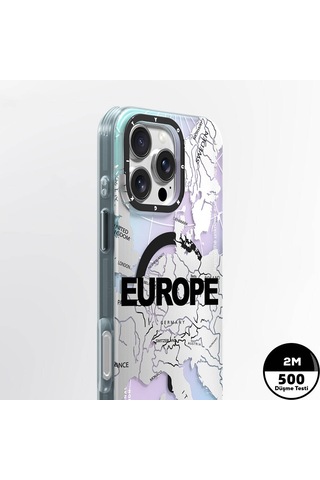 Apple iPhone 16 Pro Max Uyumlu Kılıf Magsafe Şarj Özellikli Youngkit Universal Serisi Kapak Siyah
