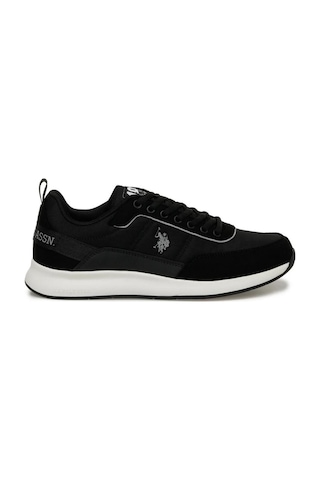 U.S. Polo Assn. Jack 4Fx Erkek Siyah Günlük Spor Ayakkabı-Siyah