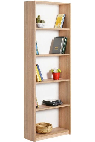 Adoremobilya Modern 5 Raflı Kitaplık - Sonoma
