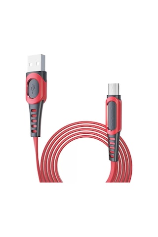 Konfulon Dc01 Süper Hızlı Micro Usb Kablo 1m 2.4a - Kırmızı -