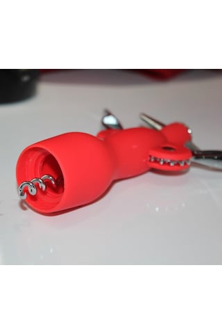 Kenpazar Paslanmaz Çelik Tirbuşon Açacak Kırmızı Şarap Açacağı Çok Renkli