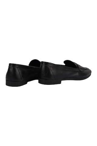 Napa Shoes Düz Taban Siyah Deri Comfort Loafer Kadın Babet Ayakkabı Napa-aes76127 Siyah