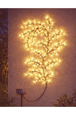 144 Ledli Güneş Enerjili Dekoratif Sihirli Ağaç Ledi 8 Animasyonlu Organizasyon Ve Hobi Bahçesi Ledi 144 Led