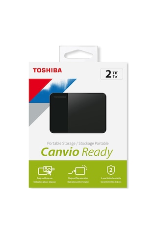 Toshıba Hdtp320ek3aa, Canvio Ready, 2tb, 2.5&amp Quot Usb 3.0, T