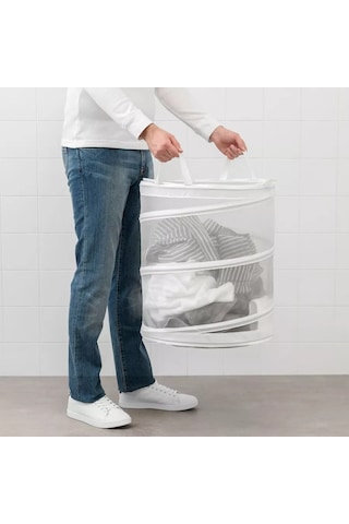 Ikea Fyllen Çamaşır Sepeti, 79 Litre, Beyaz Ikea 223088455 Beyaz