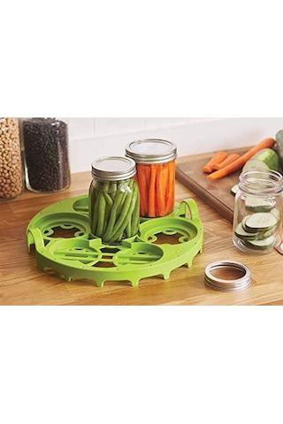 To Table Çift Konserve Rafı, Naylon, Veya Pint Boyutları 11,5 X 11,5 X 2 Bakır