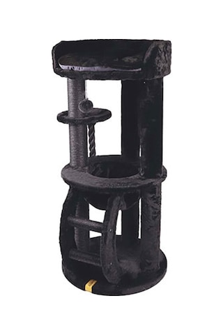 M-pets Panther Premium Suite Kedi Tırmalama Ağacı Siyah 62x62x130 Cm 244-54016.01