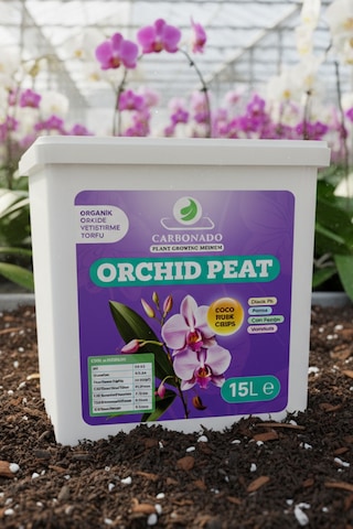 Orchid Peat 15 Litre Organik Orkide Yetiştirme Torfu 15 L