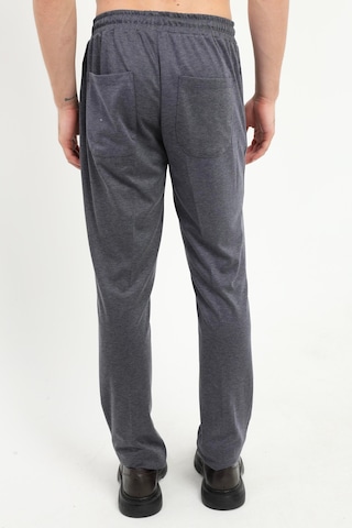 Dufy Erkek Slim Fit Lacivert Örme Pantolon-25448