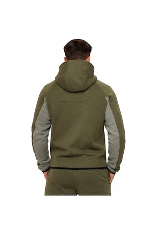 Nike Tech Fleece Full Zip Windrunner Hoodie Kapüşonlu Unisex Sweatshirt Haki Yeşil Haki Yeşil